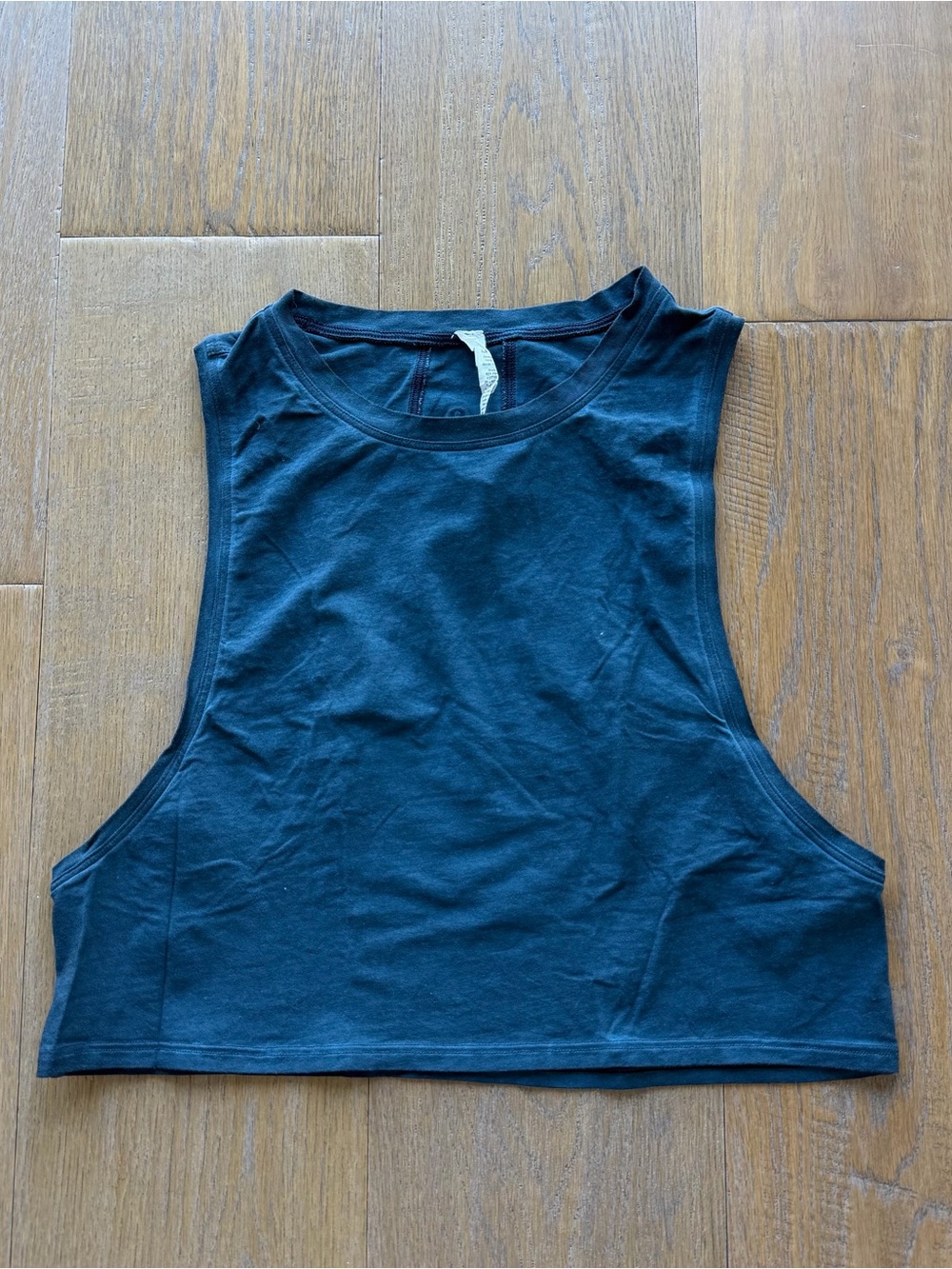Lululemon all yours crop tank top *train in blue* — 2